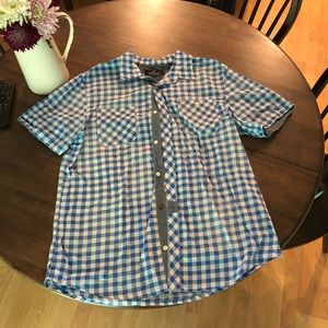 Men’s Buffalo David Bitton Plaid Large Shirt